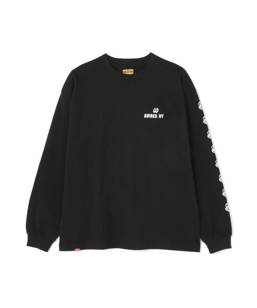 AVIREX（アヴィレックス）の「《直営店限定》DOLLARS DESIGN LONG SLLEVE T-SHIT / ダラーズ デザイン 長袖 Tシャツ / AVIREX / アヴィレックス（Tシャツ/カットソー・メンズ・ホワイト/ブラック・M/L/2XL/XL）」の13枚目の写真