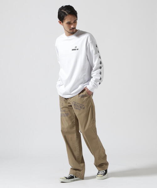 AVIREX（アヴィレックス）の「《直営店限定》DOLLARS DESIGN LONG SLLEVE T-SHIT / ダラーズ デザイン 長袖 Tシャツ / AVIREX / アヴィレックス（Tシャツ/カットソー・メンズ・ホワイト/ブラック・M/L/2XL/XL）」の16枚目の写真