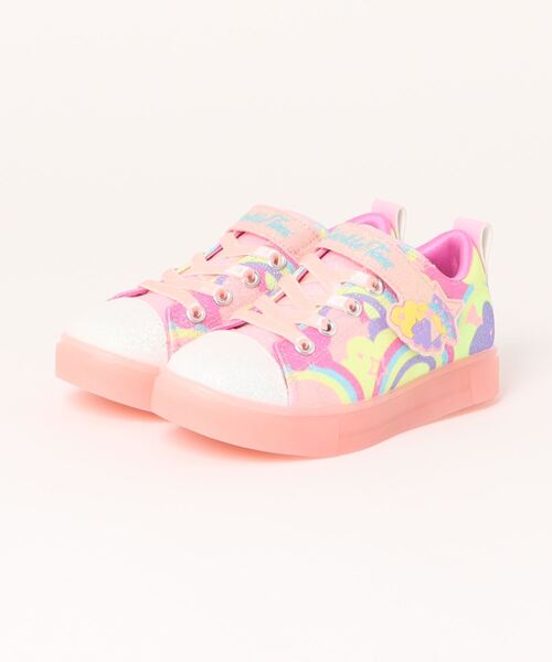 SKECHERS(スケッチャーズ)の「SKECHERS スケッチャーズ S LIGHTS-TWINKLE SPARKS ICE 2.0-SHIMMERING SKY 光る靴 オンオフボタン キッズシューズ(Sライツトゥインクル) 314749L(スニーカー・キッズ・ピンク系その他/パープル系その他・21.0cm/20.0cm/19.0cm/18.0cm/17.0cm)」の1枚目の写真