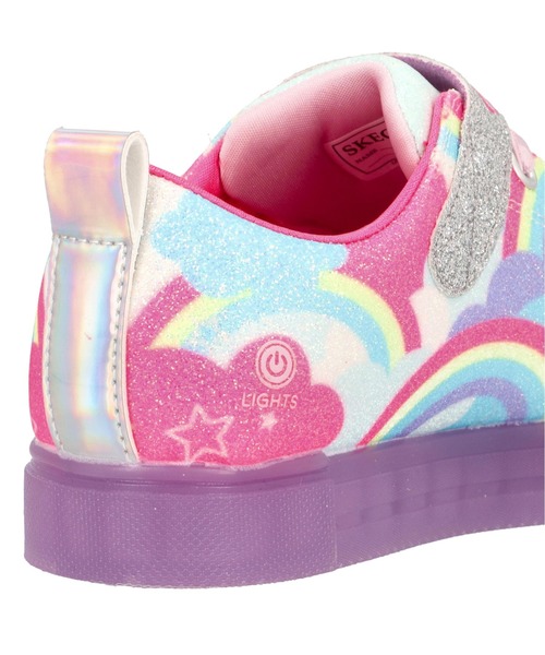 SKECHERS(スケッチャーズ)の「SKECHERS スケッチャーズ S LIGHTS-TWINKLE SPARKS ICE 2.0-SHIMMERING SKY 光る靴 オンオフボタン キッズシューズ(Sライツトゥインクル) 314749L(スニーカー・キッズ・ピンク系その他/パープル系その他・21.0cm/20.0cm/19.0cm/18.0cm/17.0cm)」の5枚目の写真