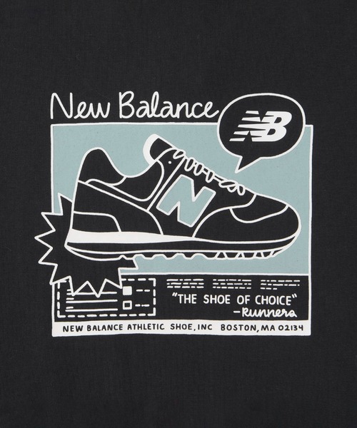 NEW BALANCE（ニューバランス）の「吸水速乾 Graphic ショートスリーブTシャツ（Tシャツ/カットソー・キッズ・ブラック/ライトブルー/イエロー/ピンク・130/140/150/160）」の10枚目の写真