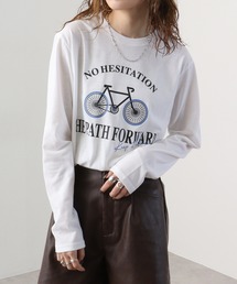 プリントロングスリーブTシャツ