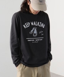 プリントロングスリーブTシャツ