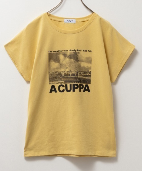 NAVY フォトプリントTシャツ（Tシャツ/カットソー）｜NAVY