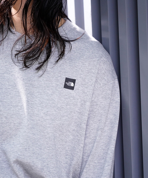 THE NORTH FACE(ザノースフェイス)の「《WEB限定》【THE NORTH FACE / ザ ノースフェイス】L/S Small Box Logo Tee(Tシャツ/カットソー・メンズ・チャコールグレー/ブラック/ホワイト・LARGE/MEDIUM/X-LARGE)」の4枚目の写真