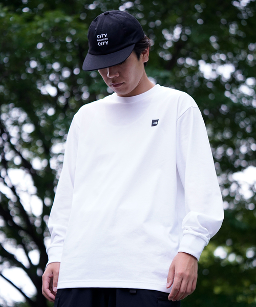 THE NORTH FACE(ザノースフェイス)の「《WEB限定》【THE NORTH FACE / ザ ノースフェイス】L/S Small Box Logo Tee(Tシャツ/カットソー・メンズ・チャコールグレー/ブラック/ホワイト・LARGE/MEDIUM/X-LARGE)」の13枚目の写真