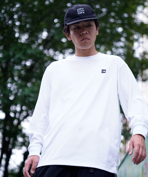 THE NORTH FACE(ザノースフェイス)の「《WEB限定》【THE NORTH FACE / ザ ノースフェイス】L/S Small Box Logo Tee(Tシャツ/カットソー・メンズ・チャコールグレー/ブラック/ホワイト・LARGE/MEDIUM/X-LARGE)」の14枚目の写真