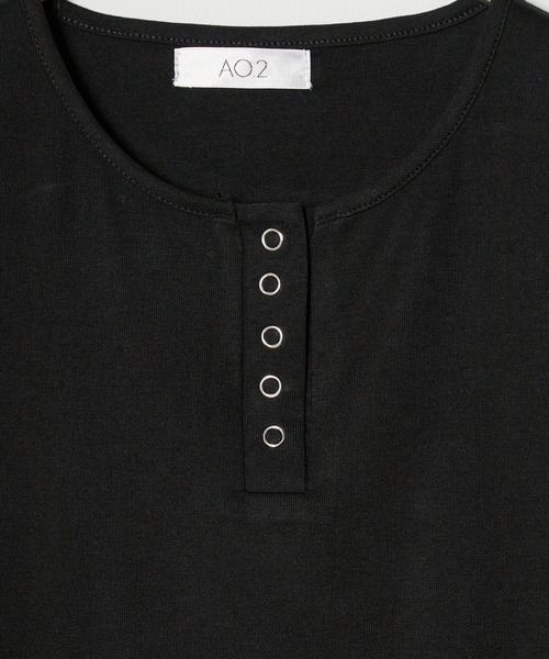 Henry Neck T-Shirt / ヘンリーネックT 半袖（Tシャツ