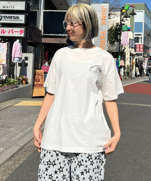 Candy Stripper（キャンディストリッパー）の「TOKYO PANDA CLUB Tシャツ（Tシャツ/カットソー・レディース・オフホワイト/ブラック/ピンク・1/2/3）」の4枚目の写真