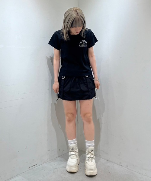 Candy Stripper（キャンディストリッパー）の「TOKYO PANDA CLUB Tシャツ（Tシャツ/カットソー・レディース・オフホワイト/ブラック/ピンク・1/2/3）」の18枚目の写真