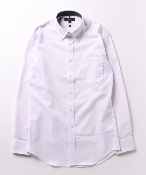 タカキュー クールマックス+ストレッチ ボタンダウン ビジネスドレス長袖シャツ（ビジネスシャツ）｜TAKA-Q（タカキュー）