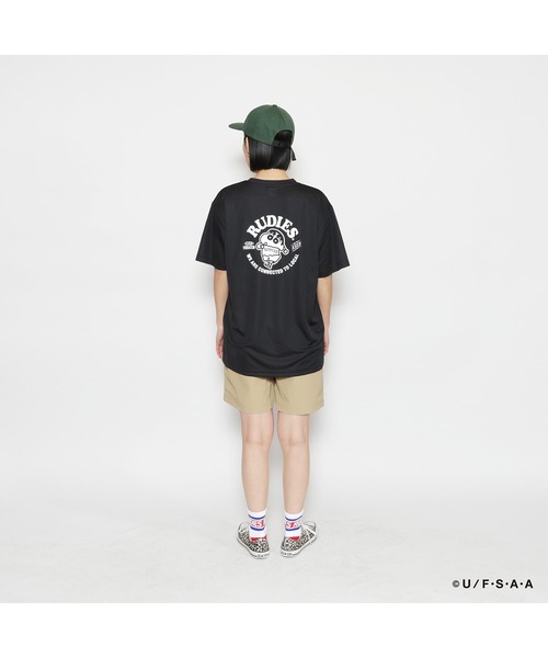 RUDIE'SxCRAYON SHINCHAN CIRCLEMOSH DRYTEE/ ルーディーズ×クレヨンしんちゃん サークルモッシュ ドライTシャツ（Tシャツ/カットソー）｜RUDIE'S（ルーディーズ）
