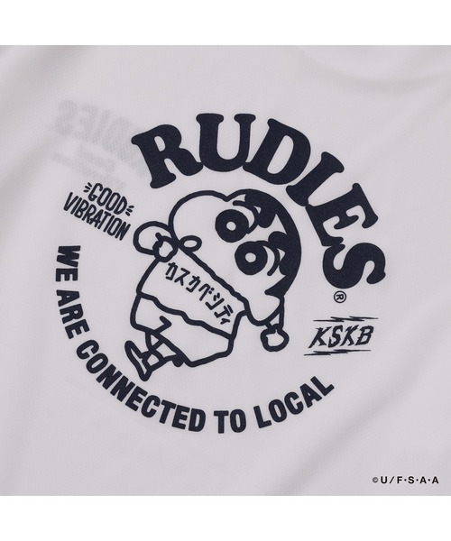 RUDIE'SxCRAYON SHINCHAN CIRCLEMOSH DRYTEE/ ルーディーズ×クレヨンしんちゃん サークルモッシュ ドライTシャツ（Tシャツ/カットソー）｜RUDIE'S（ルーディーズ）