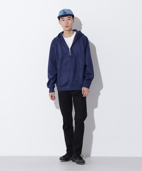 Apo(s)ture(アポスチャー)の「PETE-001/デニムスキニーパンツ(デニムパンツ・メンズ・ブラック/ネイビー・XS/S/M/L/XL)」の4枚目の写真