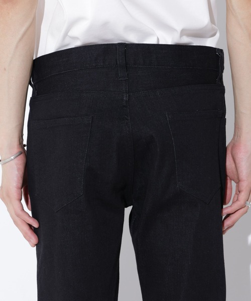 Apo(s)ture(アポスチャー)の「PETE-001/デニムスキニーパンツ(デニムパンツ・メンズ・ブラック/ネイビー・XS/S/M/L/XL)」の21枚目の写真
