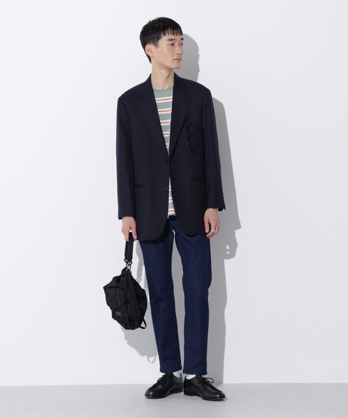 Apo(s)ture(アポスチャー)の「PETE-001/デニムスキニーパンツ(デニムパンツ・メンズ・ブラック/ネイビー・XS/S/M/L/XL)」の14枚目の写真