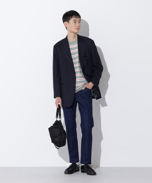 Apo(s)ture(アポスチャー)の「PETE-001/デニムスキニーパンツ(デニムパンツ・メンズ・ブラック/ネイビー・XS/S/M/L/XL)」の13枚目の写真