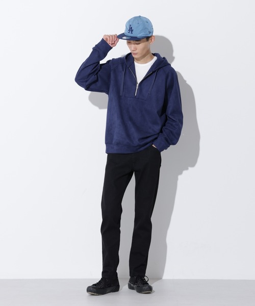 Apo(s)ture(アポスチャー)の「PETE-001/デニムスキニーパンツ(デニムパンツ・メンズ・ブラック/ネイビー・XS/S/M/L/XL)」の7枚目の写真