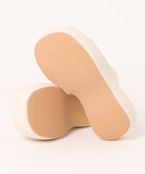 FIG&VIPER（フィグアンドバイパー）の「【FIG&VIPER】 厚底パテッドサンダル（サンダル・レディース・アイボリー/ブラック・LL/L/M/S）」の4枚目の写真