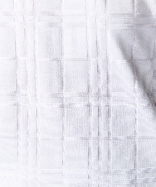 HIDEAWAYS NICOLE(ハイダウェイニコル)の「リンクスチェックスキッパーポロシャツ(ポロシャツ・メンズ・ブラック/オフホワイト/ネイビー/ラベンダー/レッド・MEDIUM/LARGE/X-LARGE/XX-LARGE)」の6枚目の写真