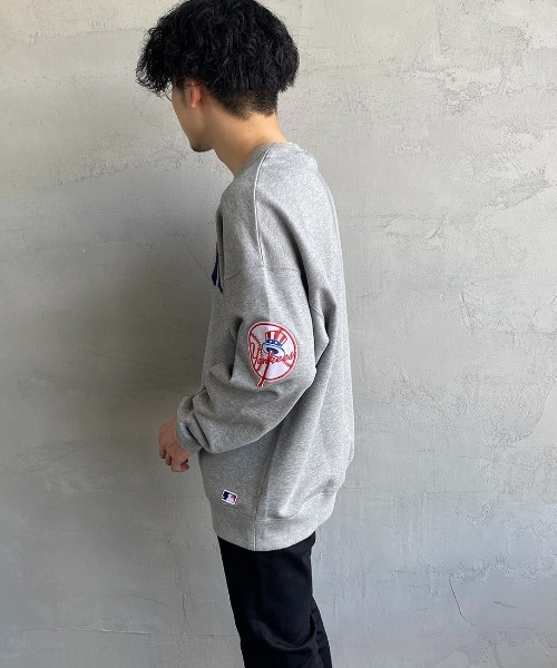 MLB（メジャーリーグベースボール）の「スウェットカットソー（スウェット・レディース・ホワイト・XX-LARGE）」の8枚目の写真