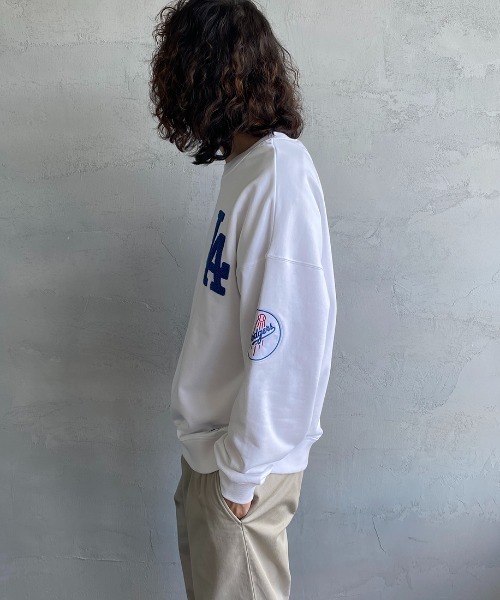 MLB（メジャーリーグベースボール）の「スウェットカットソー（スウェット・レディース・ホワイト・XX-LARGE）」の11枚目の写真