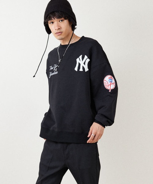 MLB（メジャーリーグベースボール）の「スウェットカットソー（スウェット・レディース・ホワイト・XX-LARGE）」の2枚目の写真