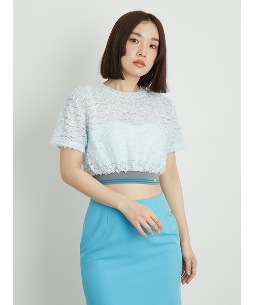 LILY BROWN（リリーブラウン）の「ウエストリブレーストップス