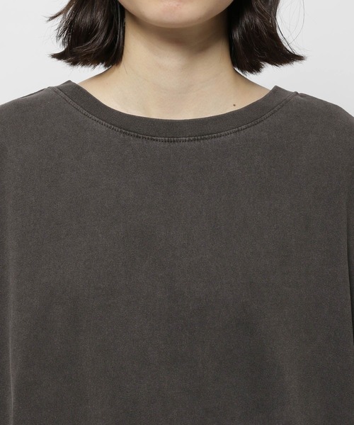niko and...(ニコアンド)の「フハクティアードフリルTシャツ(Tシャツ/カットソー・レディース・チャコール/グリーン/ブルー/オフホワイト・LARGE/MEDIUM)」の9枚目の写真