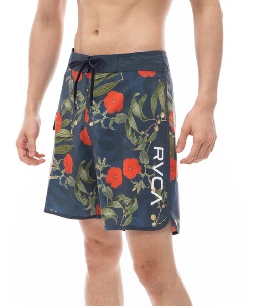 【セール】RVCA メンズ EASTERN TRUNK 18 ボードショーツ/サーフトランクス 【2024年夏モデル】/ルーカボタニカル柄水着（水着）｜RVCA（ルーカ）
