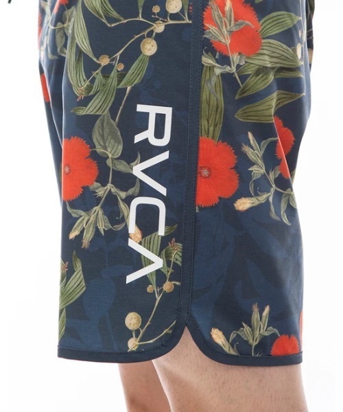 【セール】RVCA メンズ EASTERN TRUNK 18 ボードショーツ/サーフトランクス 【2024年夏モデル】/ルーカボタニカル柄水着（水着）｜RVCA（ルーカ）
