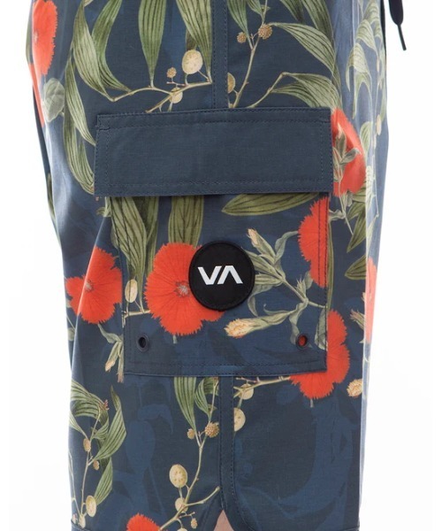 【セール】RVCA メンズ EASTERN TRUNK 18 ボードショーツ/サーフトランクス 【2024年夏モデル】/ルーカボタニカル柄水着（水着）｜RVCA（ルーカ）
