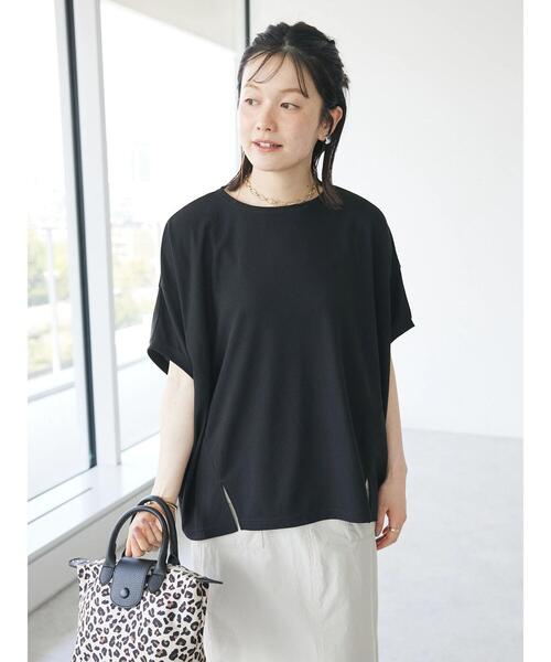 CRAFT STANDARD BOUTIQUE(クラフトスタンダードブティック)の「バンザイプルオーバー(Tシャツ/カットソー・レディース・オフホワイト/ブラック/カーキ・FREE)」の7枚目の写真