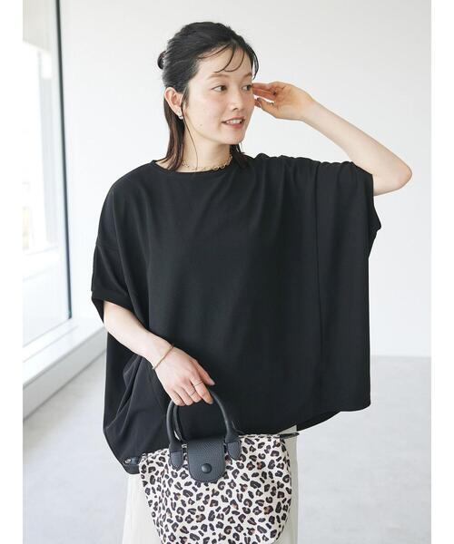 CRAFT STANDARD BOUTIQUE(クラフトスタンダードブティック)の「バンザイプルオーバー(Tシャツ/カットソー・レディース・オフホワイト/ブラック/カーキ・FREE)」の8枚目の写真