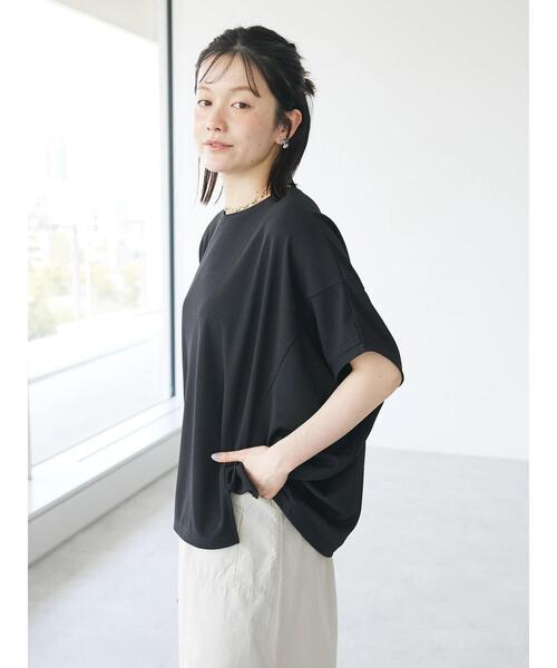 CRAFT STANDARD BOUTIQUE(クラフトスタンダードブティック)の「バンザイプルオーバー(Tシャツ/カットソー・レディース・オフホワイト/ブラック/カーキ・FREE)」の9枚目の写真