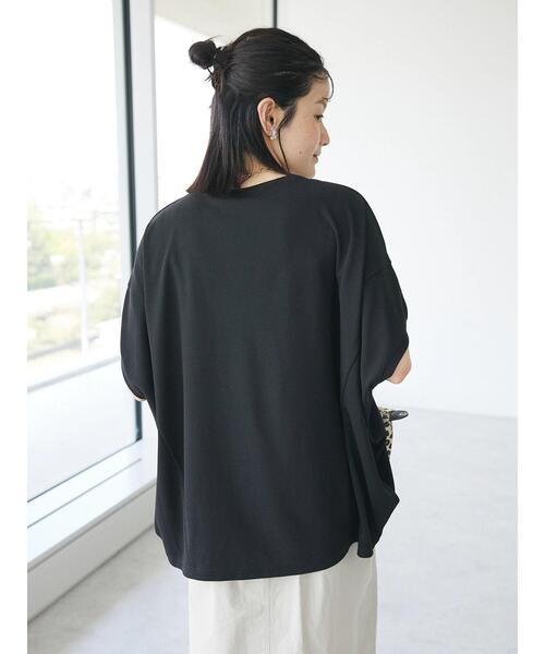 CRAFT STANDARD BOUTIQUE(クラフトスタンダードブティック)の「バンザイプルオーバー(Tシャツ/カットソー・レディース・オフホワイト/ブラック/カーキ・FREE)」の10枚目の写真