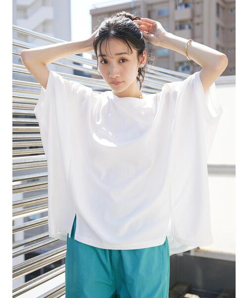 CRAFT STANDARD BOUTIQUE(クラフトスタンダードブティック)の「バンザイプルオーバー(Tシャツ/カットソー・レディース・オフホワイト/ブラック/カーキ・FREE)」の15枚目の写真