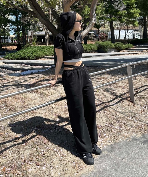 セール】裏毛クロスウエストスウェットパンツ【SETUP着用可能