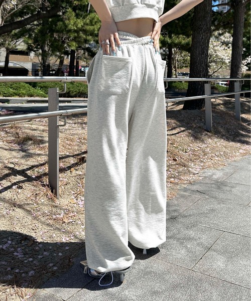 週末限定値下げ❗️ エルメス　バンダナ　スウェット　新品未使用 セール】裏毛クロスウエストスウェットパンツ【SETUP着用可能