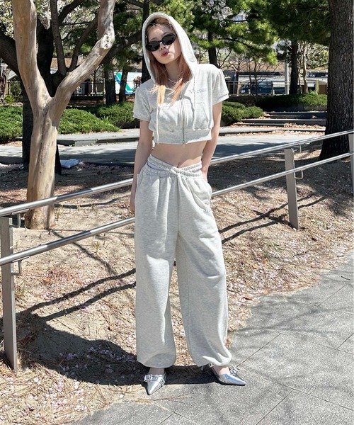 セール】裏毛クロスウエストスウェットパンツ【SETUP着用可能