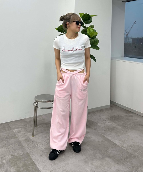 セール】裏毛クロスウエストスウェットパンツ【SETUP着用可能