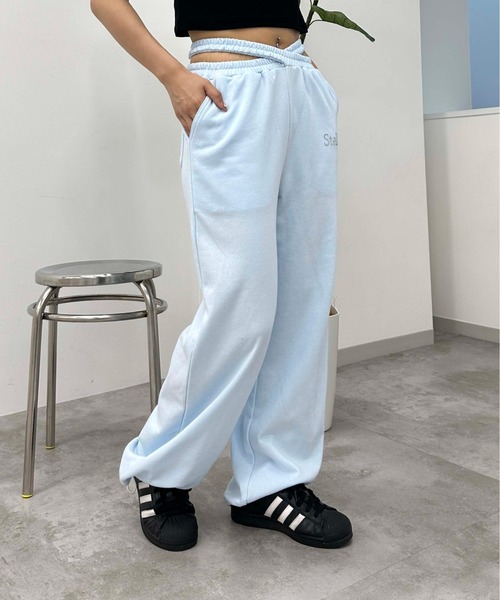 セール】裏毛クロスウエストスウェットパンツ【SETUP着用可能