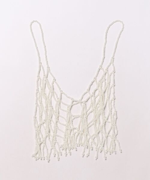 cepo（セポ）の「パ－ルビスチェ（ベスト・レディース・オフホワイト/ブラック・FREE）」の11枚目の写真