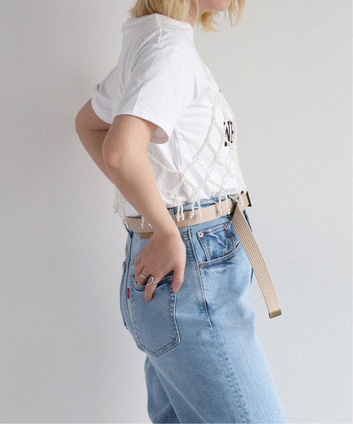 cepo（セポ）の「パ－ルビスチェ（ベスト・レディース・オフホワイト/ブラック・FREE）」の5枚目の写真