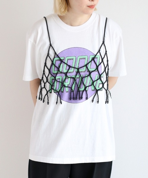 cepo（セポ）の「パ－ルビスチェ（ベスト・レディース・オフホワイト/ブラック・FREE）」の12枚目の写真