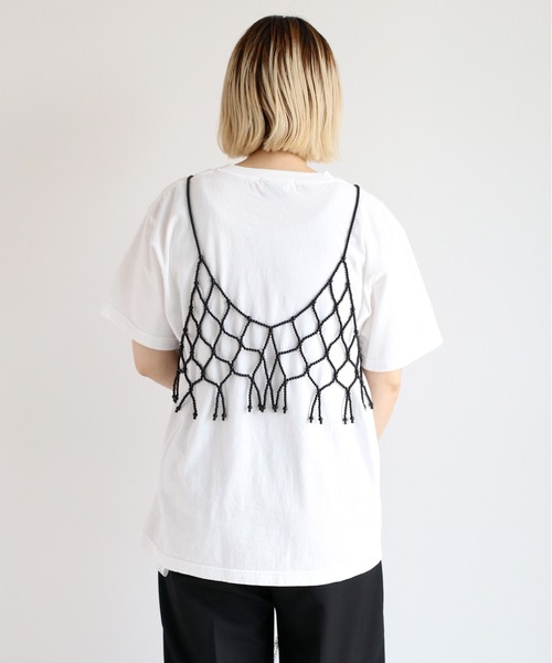 cepo（セポ）の「パ－ルビスチェ（ベスト・レディース・オフホワイト/ブラック・FREE）」の15枚目の写真