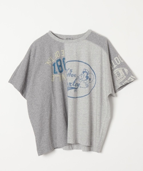 niko and...（ニコアンド）の「[MODE NORM CORE]ガーメントダイリメイク風シャツ（Tシャツ/カットソー・レディース・グレー/ピンク/ブルー/スモーク・MEDIUM/LARGE）」の19枚目の写真