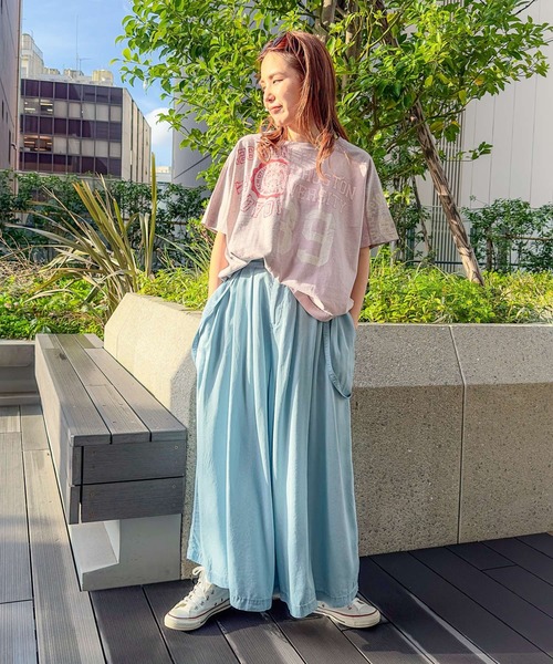 niko and...（ニコアンド）の「[MODE NORM CORE]ガーメントダイリメイク風シャツ（Tシャツ/カットソー・レディース・グレー/ピンク/ブルー/スモーク・MEDIUM/LARGE）」の15枚目の写真