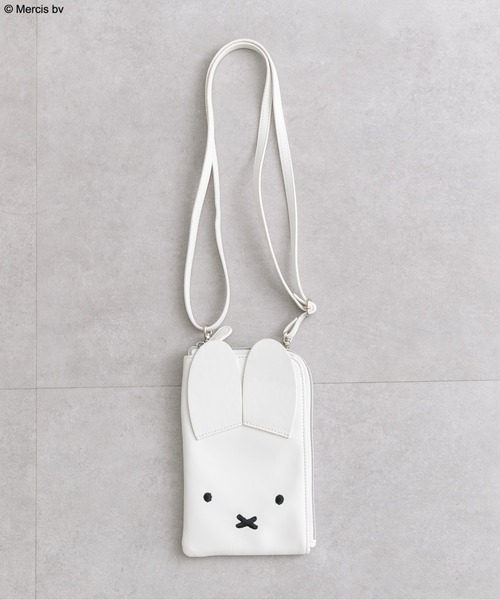 Miffy（ ミッフィー）の「miffyスマホショルダー　1041180230（スマホグッズ・レディース・オフホワイト/ブラック・FREE）」の4枚目の写真