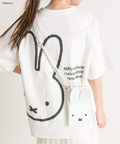 Miffy（ ミッフィー）の「miffyスマホショルダー　1041180230（スマホグッズ・レディース・オフホワイト/ブラック・FREE）」の6枚目の写真